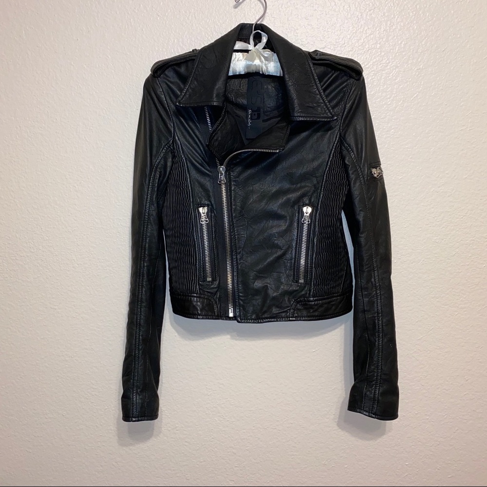 Joe’s Jeans Cropped Moto Jacket 🏍 - Picture 2 of 12
